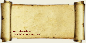 Jelena Radnović vizit kartica